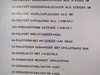 Aluminium rolsteiger op aanhanger, kelfort, grijs / chroom - afbeelding 4 van  24