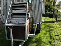 Aluminium rolsteiger op aanhanger, kelfort, grijs / chroom - afbeelding 5 van  24