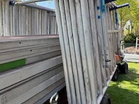 Aluminium rolsteiger op aanhanger, kelfort, grijs / chroom - afbeelding 7 van  24