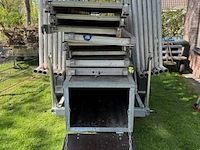 Aluminium rolsteiger op aanhanger, kelfort, grijs / chroom - afbeelding 10 van  24