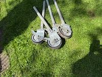 Aluminium rolsteiger op aanhanger, kelfort, grijs / chroom - afbeelding 11 van  24
