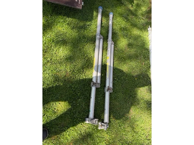 Aluminium rolsteiger op aanhanger, kelfort, grijs / chroom - afbeelding 13 van  24