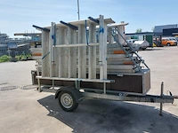 Aluminium rolsteiger op aanhanger, kelfort, grijs / chroom - afbeelding 20 van  24