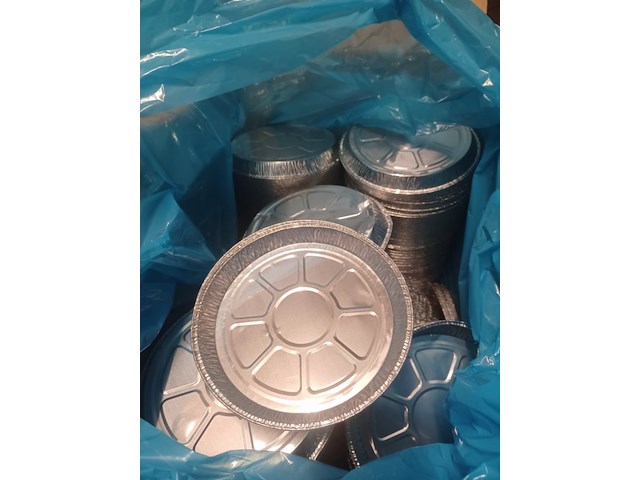 Aluminium schaal aantal ruim 600 stuks. - afbeelding 2 van  7