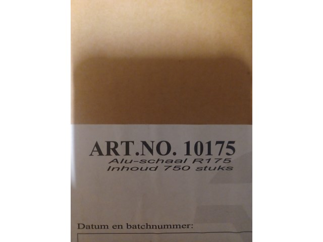 Aluminium schaal aantal ruim 600 stuks. - afbeelding 4 van  7