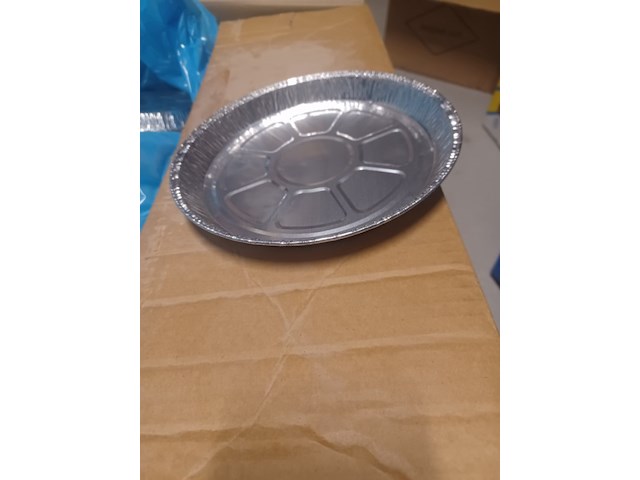 Aluminium schaal aantal ruim 600 stuks. - afbeelding 6 van  7