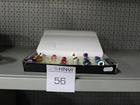 Aluminium sigarettendovers in diverse kleuren circa 20 stuks - afbeelding 1 van  2