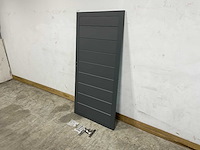 Aluminium tuindeur - antraciet - 183x93 cm - afbeelding 3 van  9