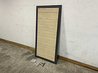 Aluminium tuindeur - houtlook eik - 183x93 cm - afbeelding 3 van  9