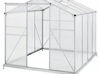 Aluminium tuinkas gh250f 4,75m² - afbeelding 1 van  14