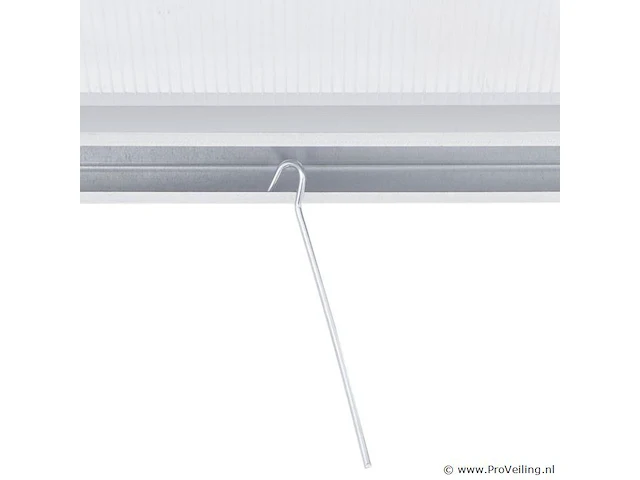 Aluminium tuinkas gh250f 4,75m² - afbeelding 9 van  14
