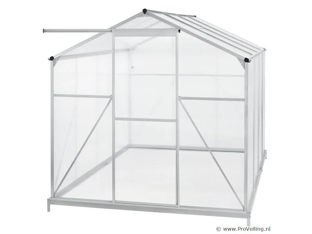 Aluminium tuinkas gh250f 4,75m² - afbeelding 13 van  14