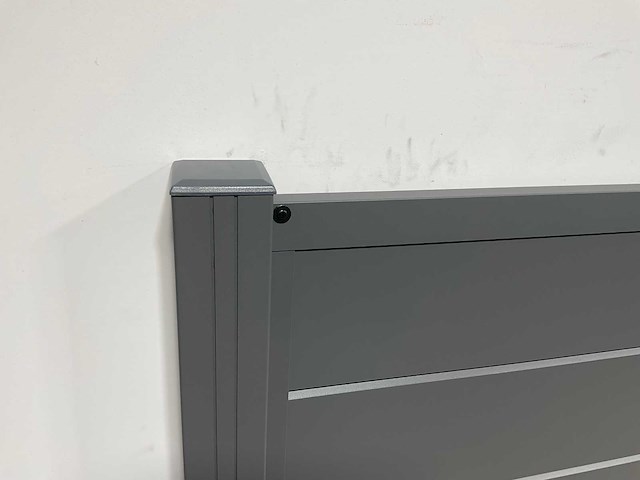 Aluminium tuinscherm - antraciet - 181,5x181,5 cm (10x) - afbeelding 4 van  4