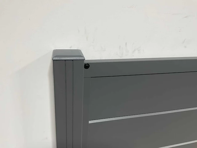 Aluminium tuinscherm - antraciet - 181,5x181,5 cm (2x) - afbeelding 4 van  4