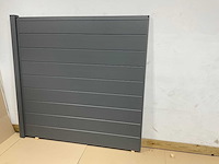 Aluminium tuinscherm - antraciet - 181,5x181,5 cm