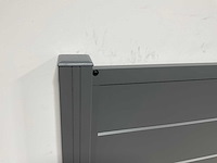 Aluminium tuinscherm - antraciet - 181,5x181,5 cm - afbeelding 4 van  4