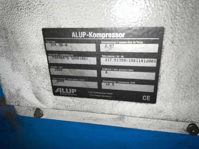 Alup solo 22 en sck persluchtcompressoren (2x) - afbeelding 6 van  15