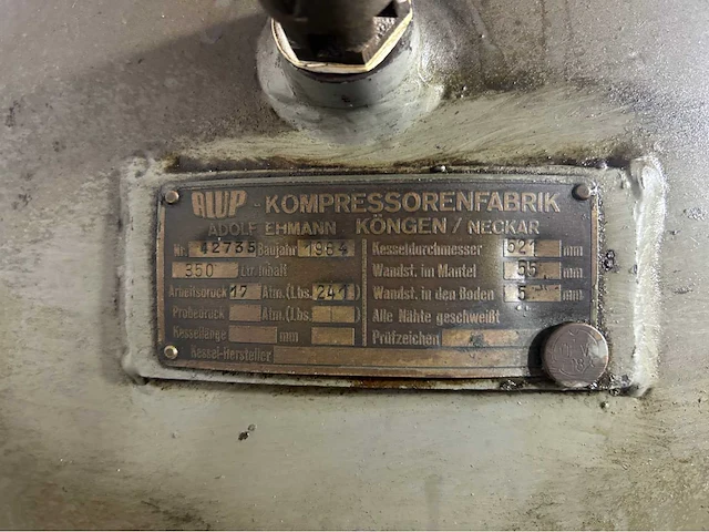 Alup zkv 400 zuigercompressor - afbeelding 10 van  12