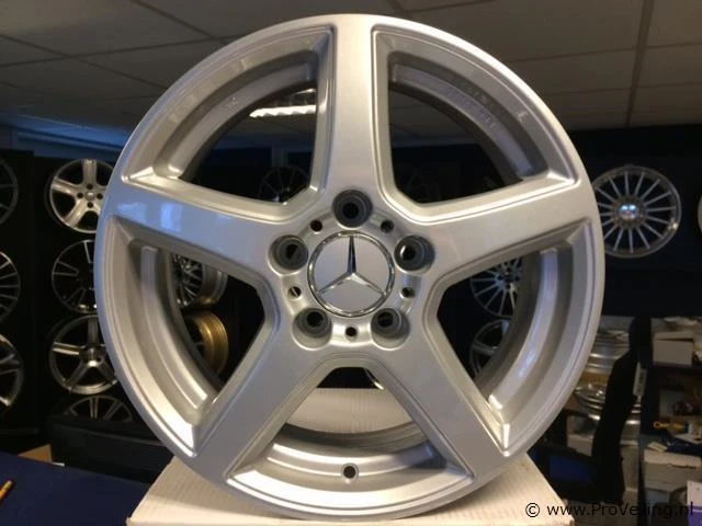 Alutec b mercedes aluminium velgenset - 5x112 6j et46 - afbeelding 2 van  2