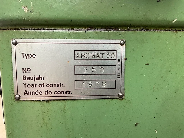 Alzmetall abomat 30 kolomboormachine - afbeelding 5 van  15