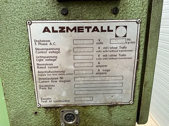 Alzmetall abomat 30 kolomboormachine - afbeelding 6 van  15