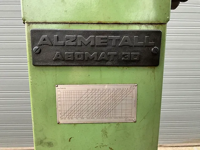 Alzmetall abomat 30 kolomboormachine - afbeelding 15 van  15