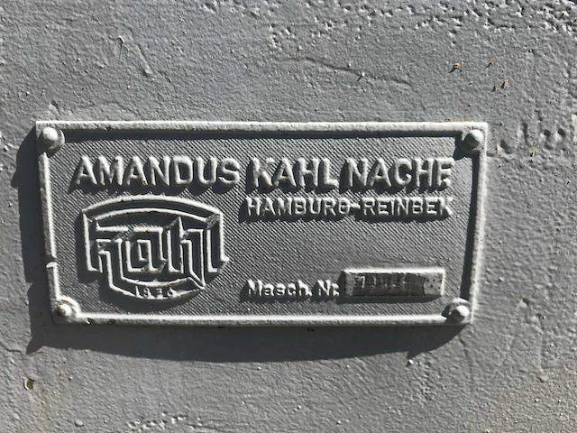 Amandus kahl - 500 - brokkenpers machine - afbeelding 2 van  10