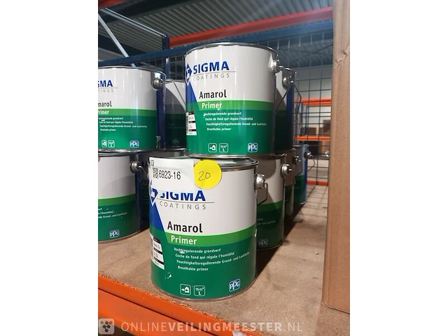Amarol primer zwart 15 liter sigma, zwart - afbeelding 1 van  5