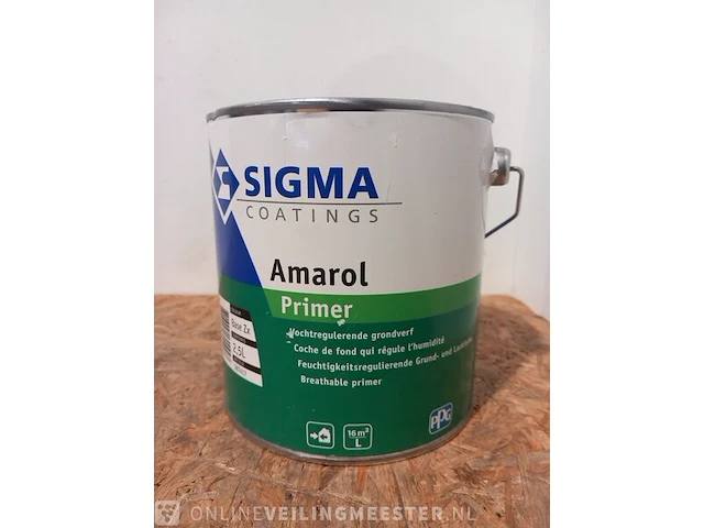 Amarol primer zwart 15 liter sigma, zwart - afbeelding 3 van  5