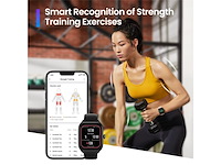 Amazfit gts 4 fitness smart watch with 1.75 amoled display150 sports modes, gps bruin - afbeelding 2 van  3