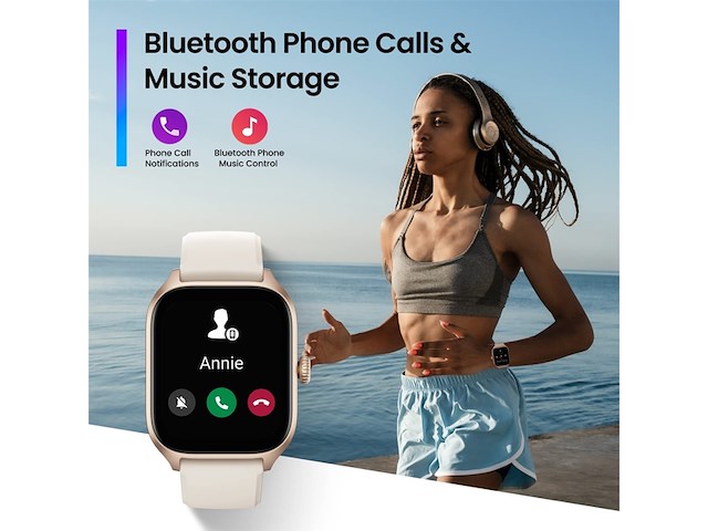 Amazfit gts 4 fitness smart watch with 1.75 amoled display150 sports modes, gps bruin - afbeelding 3 van  3