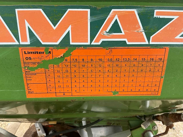 Amazone za-m max 1500 kunstmeststrooier - afbeelding 9 van  20