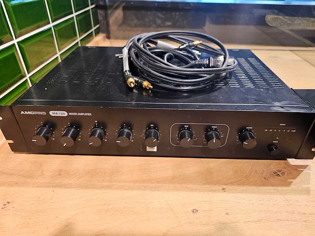 Amc pro - ma 120 mixer - versterker - afbeelding 1 van  4