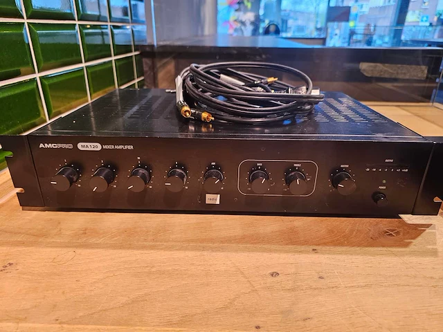 Amc pro - ma 120 mixer - versterker - afbeelding 2 van  4