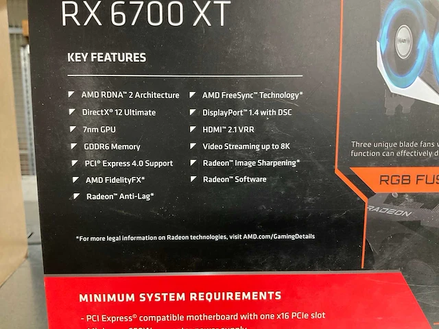 Amd radeon rx6700xt videokaart - afbeelding 3 van  5
