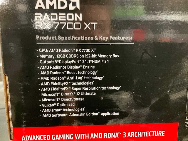 Amd radeon rx700xt videokaart - afbeelding 3 van  4