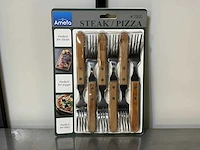 Amefa - # 7000 - pak steak/pizza vorken (10x) - afbeelding 1 van  1