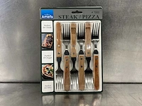 Amefa - # 7000 - pak steak/pizza vorken (25x) - afbeelding 1 van  2