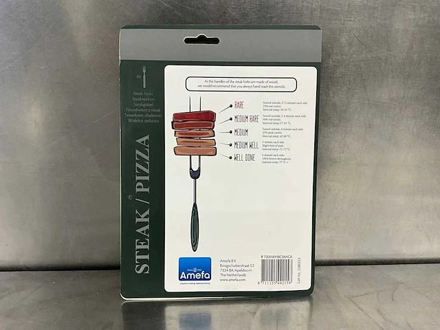 Amefa - # 7000 - pak steak/pizza vorken (25x) - afbeelding 2 van  2
