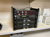 American audio - lxt 2500 - rek met versterkers en digital equalizer (3x) - afbeelding 1 van  12