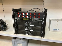American audio - lxt 2500 - rek met versterkers en digital equalizer (3x) - afbeelding 5 van  12