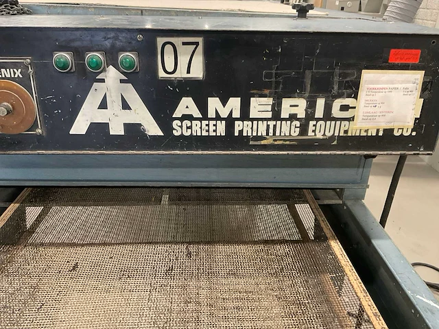 American screen printing equipment co. phoenix tunneldroger - afbeelding 4 van  8