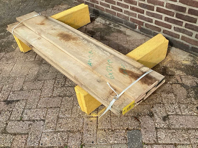 Amerikaans eiken - 2020 gezaagd 90 x 450 x 1700 mm - schaaldeel (6x) - afbeelding 1 van  6