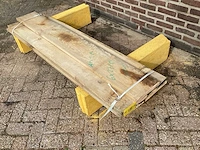 Amerikaans eiken - 2020 gezaagd 90 x 450 x 1700 mm - schaaldeel (6x) - afbeelding 1 van  6