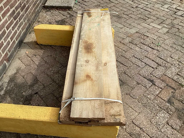 Amerikaans eiken - 2020 gezaagd 90 x 450 x 1700 mm - schaaldeel (6x) - afbeelding 4 van  6