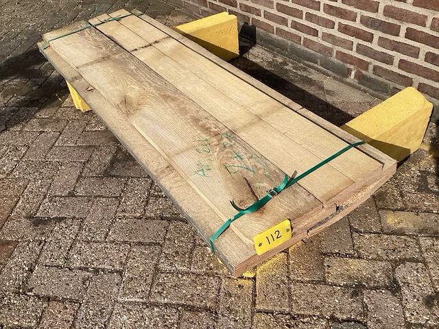Amerikaans eiken - 2022 gezaagd 100 x 570 x 1690 mm - schaaldeel (9x) - afbeelding 1 van  6