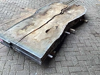 Amerikaans eiken 2470x1170x180 mm schaaldeel (2x) - afbeelding 7 van  8