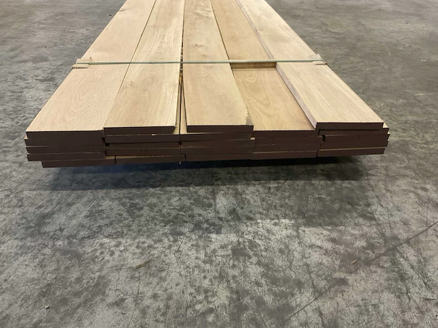 Amerikaans eiken planken 21x180 mm voorgeschaafd ca. 0,2 m³ - afbeelding 4 van  5