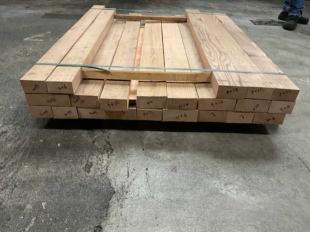 Amerikaans essen planken voorgeschaafd 52 mm ca. 0,152 m³ - afbeelding 2 van  5