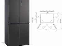 Amerikaanse koelkast 415 liter chiq, ccd415nei4e - afbeelding 2 van  4